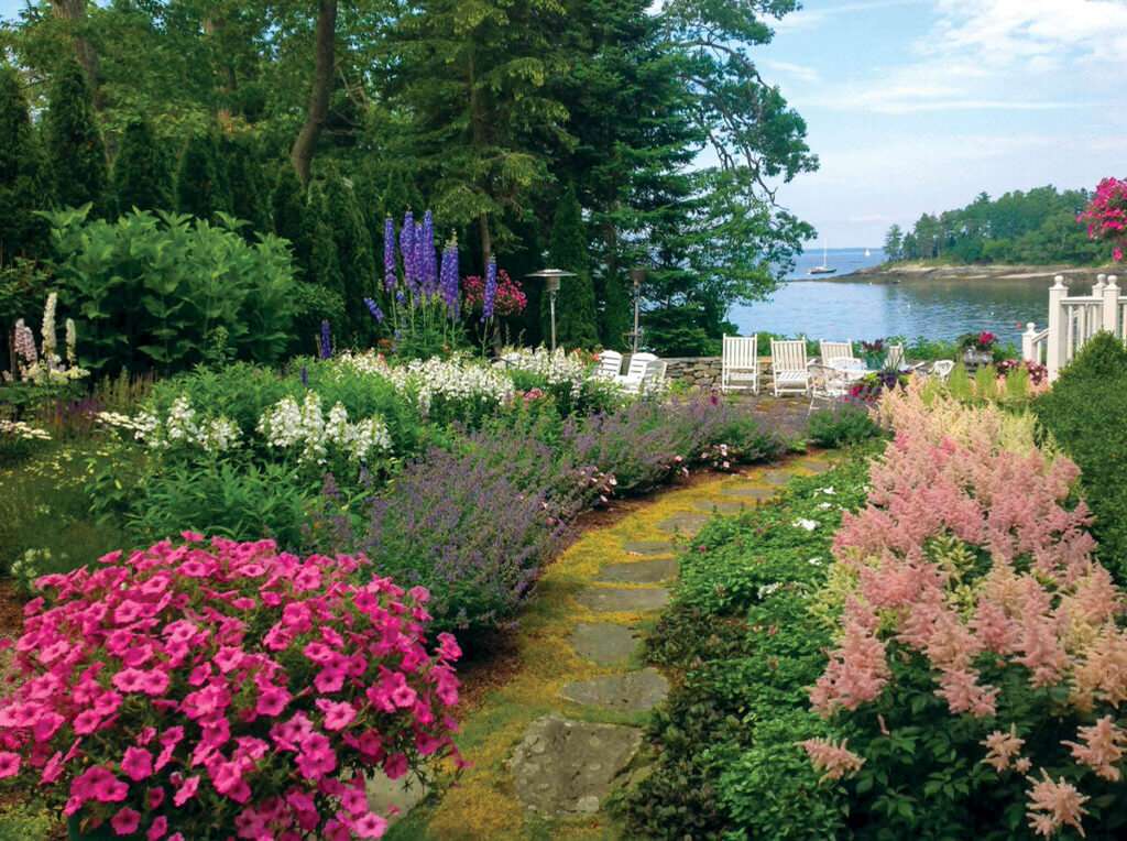 Perennial Garden on Coastal Landscape in Ct by Peter Atkins and Assoicates