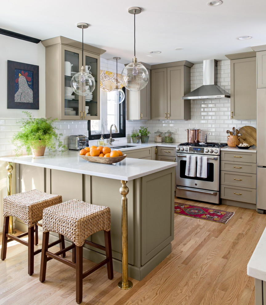 Inspiration for a transitional kitchen in DC Metro.