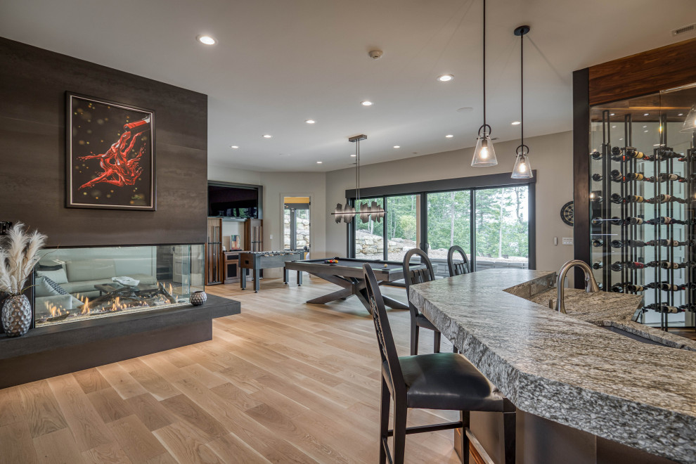 Lake James Modern - Contemporary - Home Bar - Charlotte - by CBB Design ...