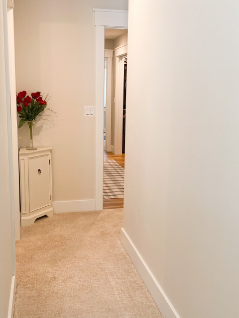 Hallway w Corner Cabinet Coastal Hallway Landing Other by DOOR COUNTY INTERIORS DESIGN Houzz UK