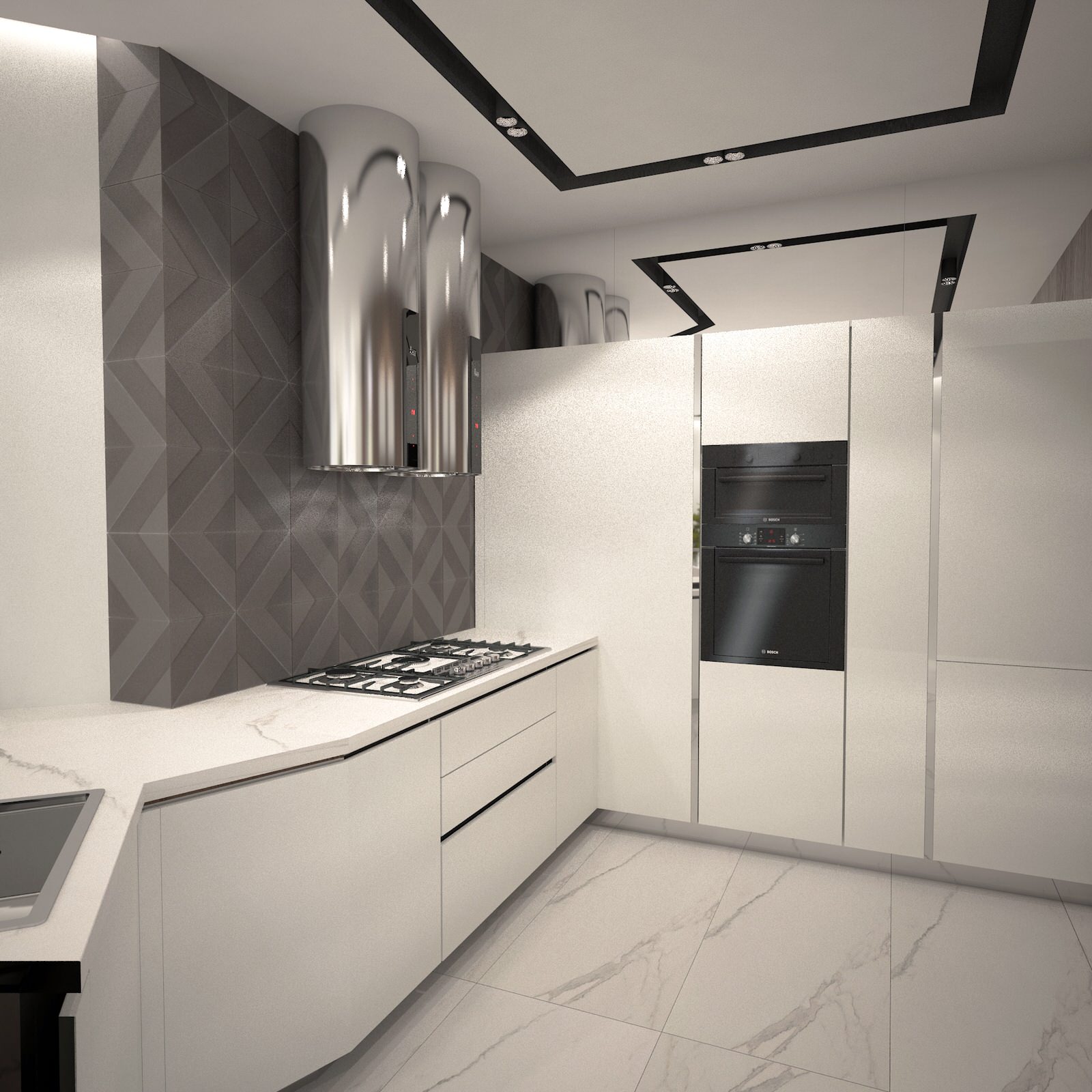 Светлая и уютная кухня-столовая