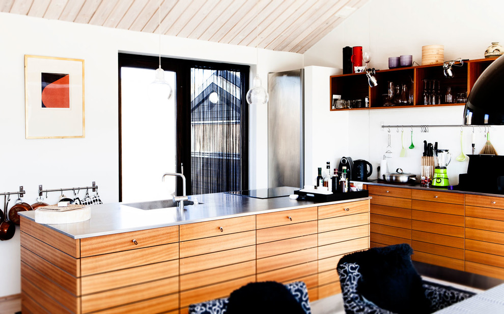 Photo of a contemporary kitchen in Aalborg.