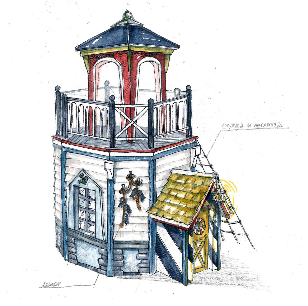 Детский домик "Маяк"