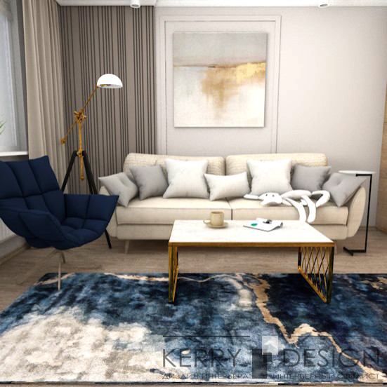 Гостиная в современном стиле 16 кв м