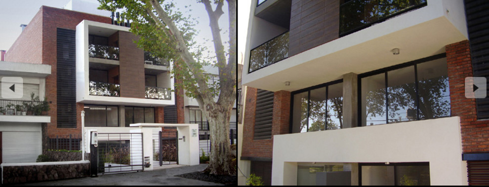 Inspiration for a mid-sized contemporary home design remodel