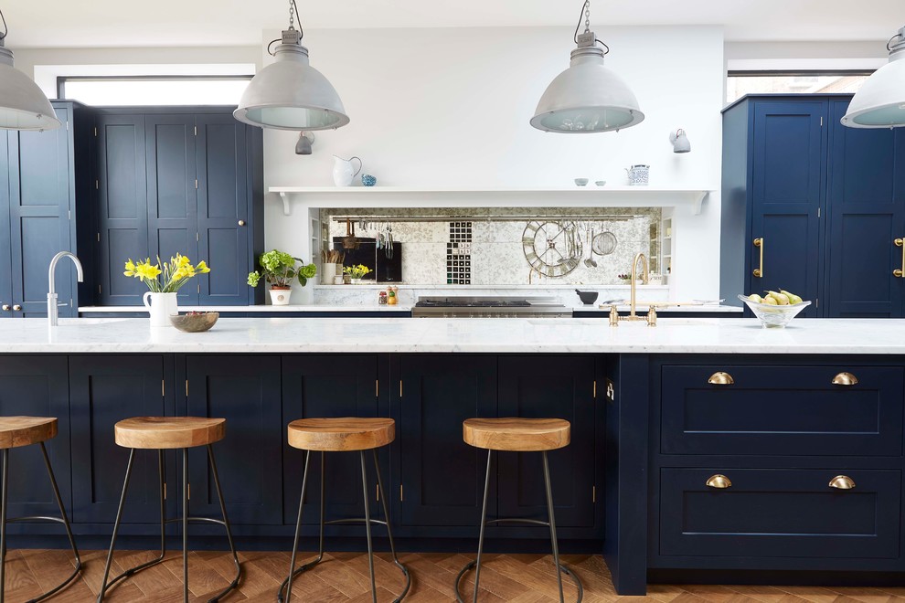 Design ideas for an industrial kitchen in London.