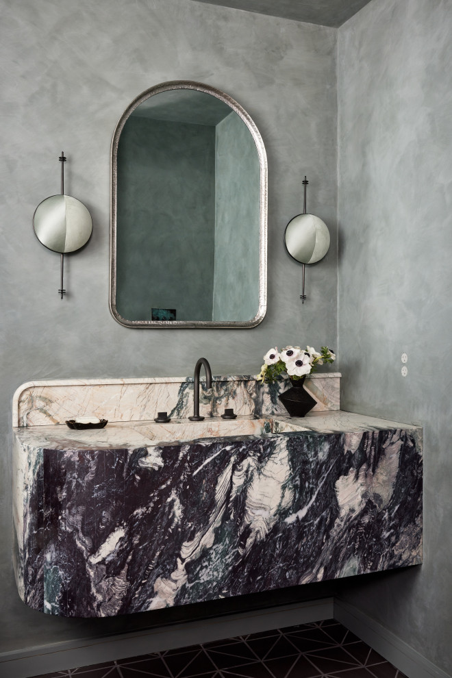 Manhattan Duplex - Contemporary - Powder Room - New York - by Manes ...