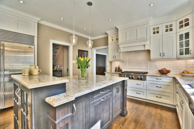 Modern Kitchen Burlington Large White Urban Kitchen Burlington Ontario modern-kitchen