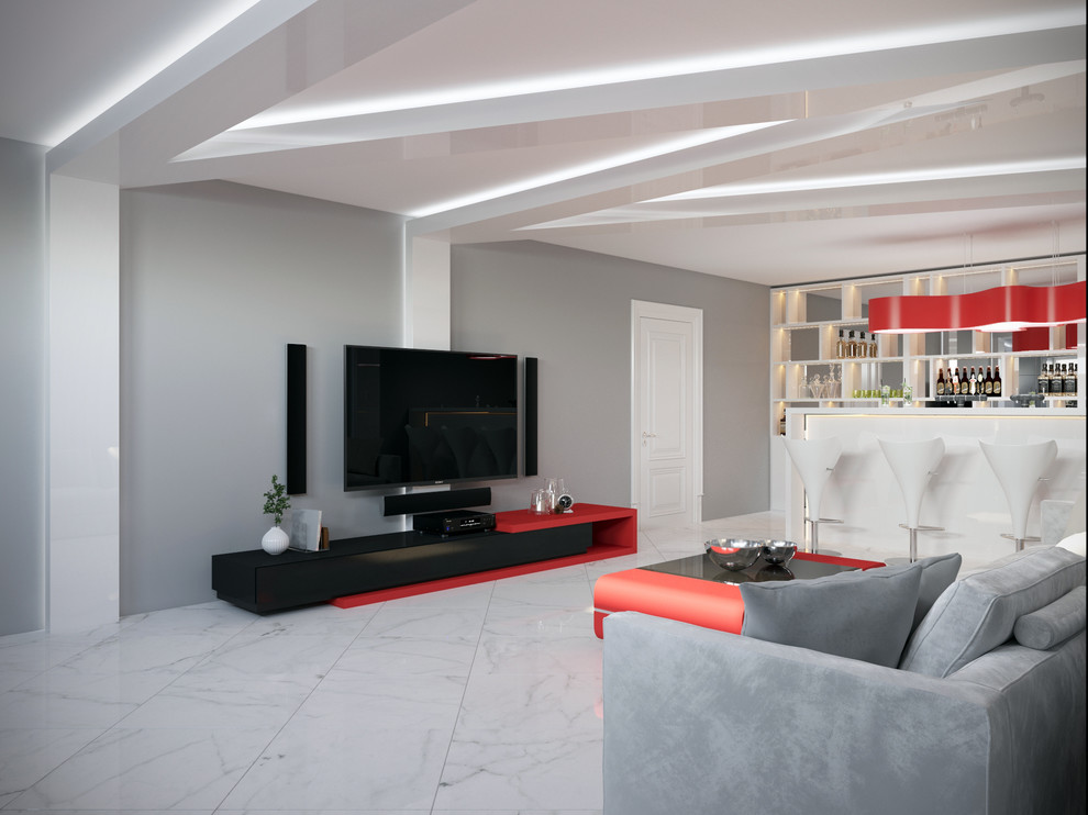 Комната отдыха в стиле минимализм