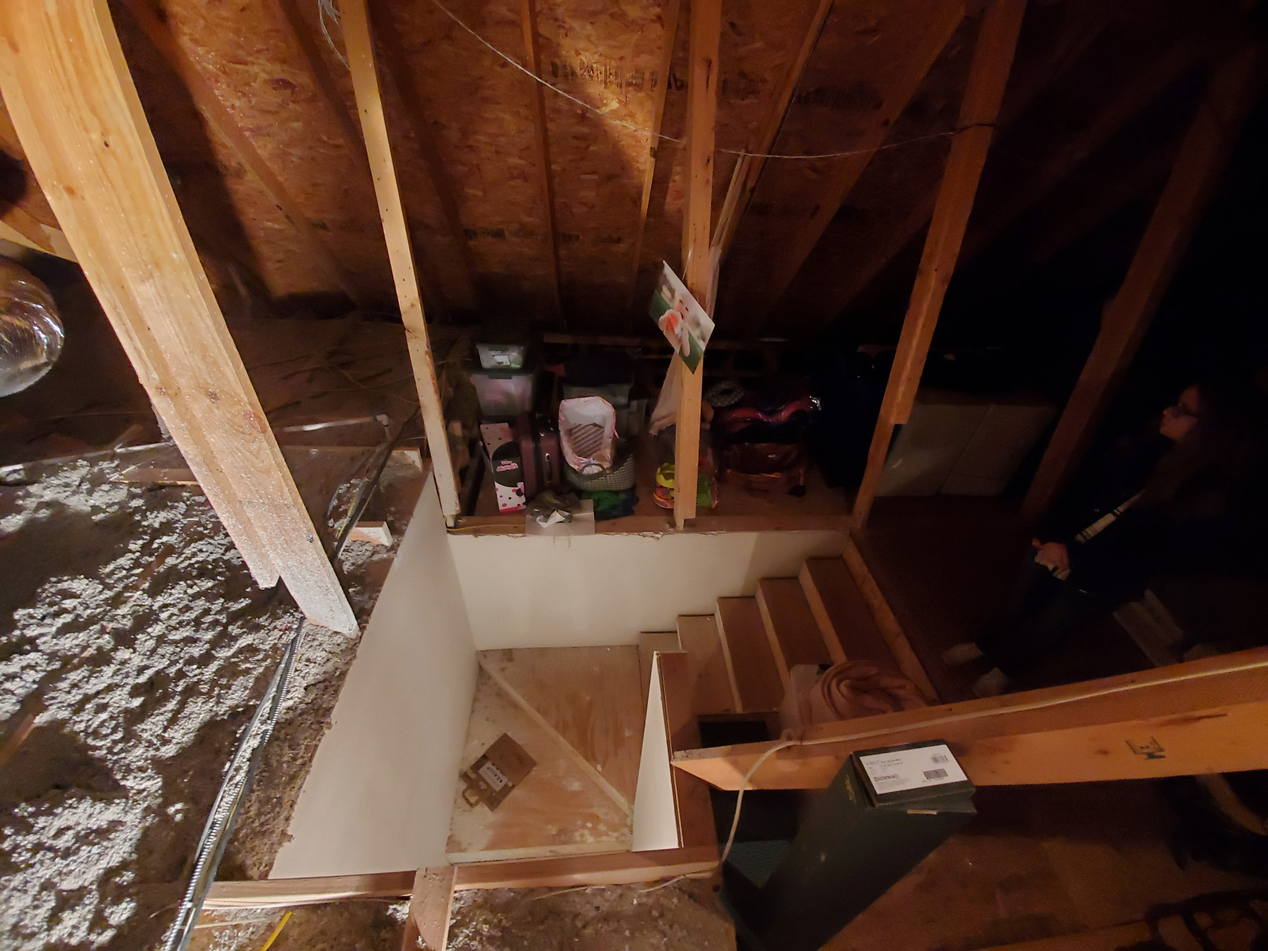 Attic Stairs BEFORE