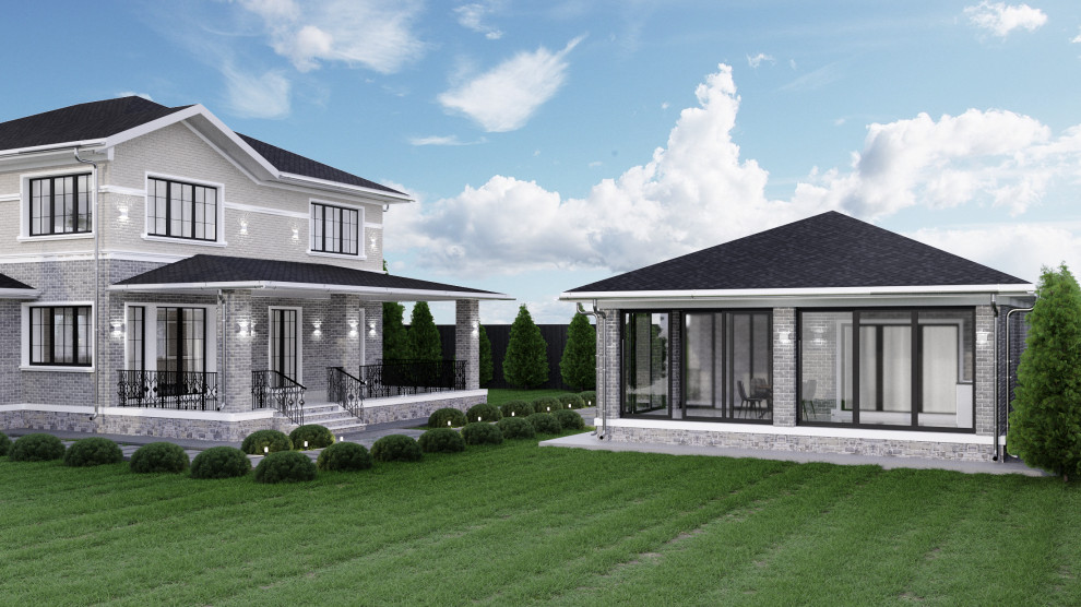 Визуализация построек на участке в Минском районе, д. Слабода