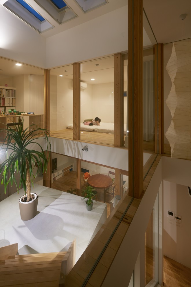 Modern home design in Osaka.