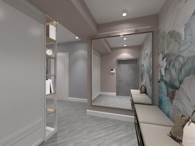 Проект 2-х комнатной квартиры ЖК Комфорт Парк