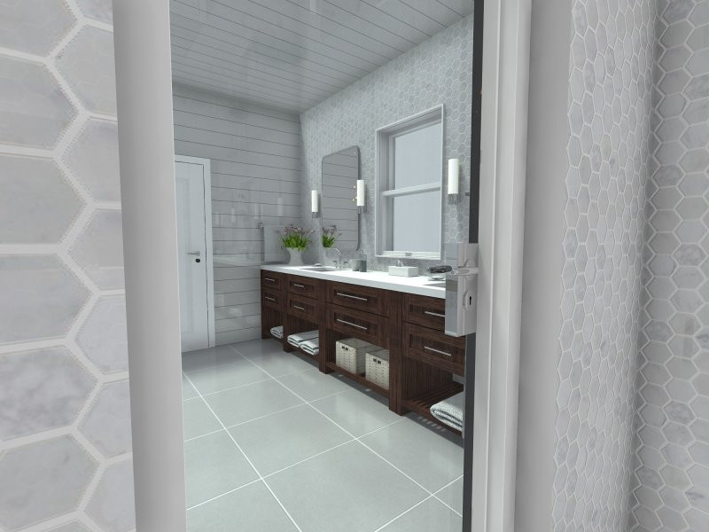 Bathroom - transitional bathroom idea