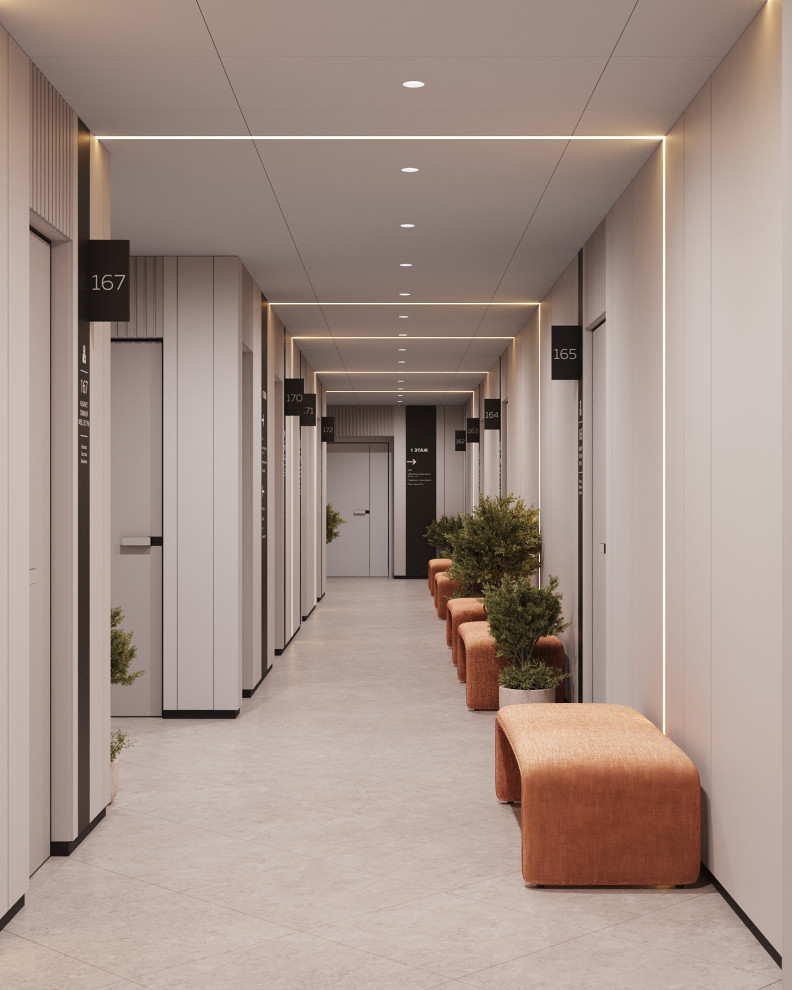 Медицинский центр "Аэрофлот". Коридор