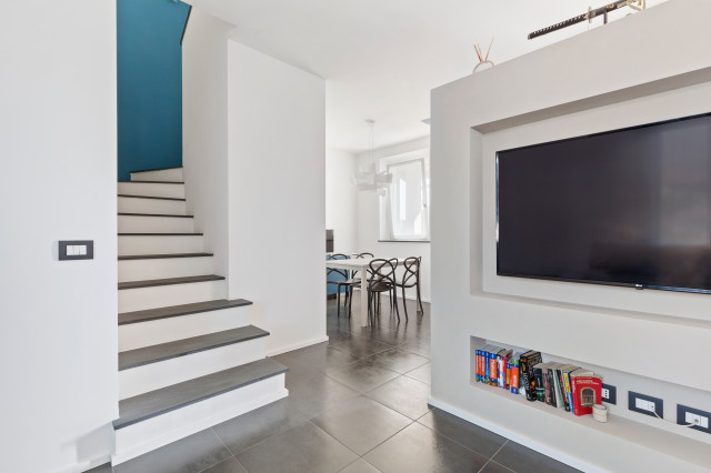 Living open space contemporary-living-room