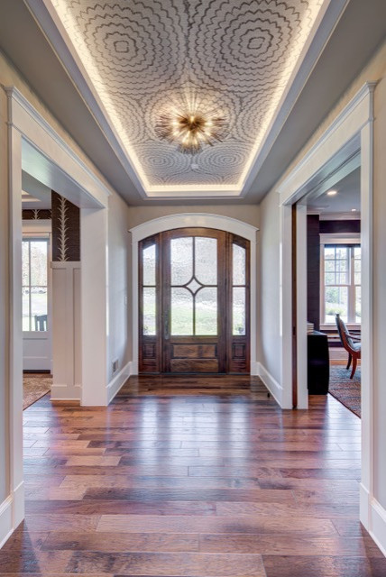 Inspiration for a transitional home design remodel in DC Metro