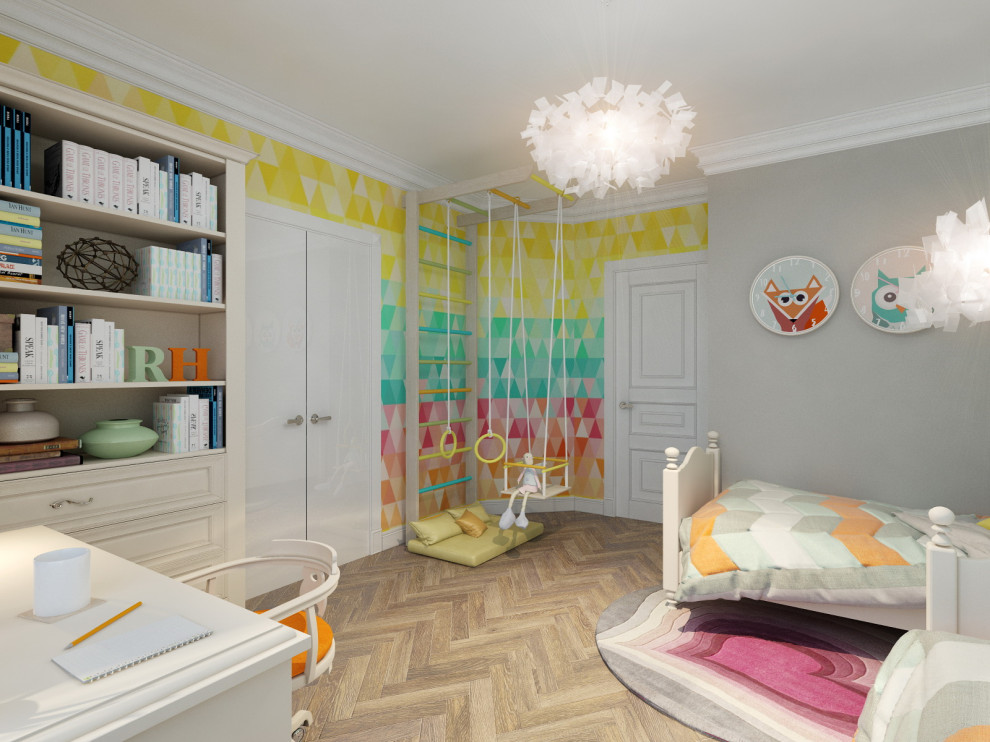 Солнечная детская с собственным гардеробом