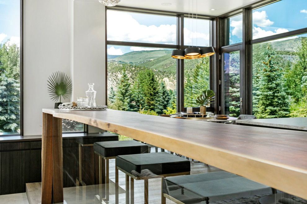 Home design - rustic home design idea in Denver