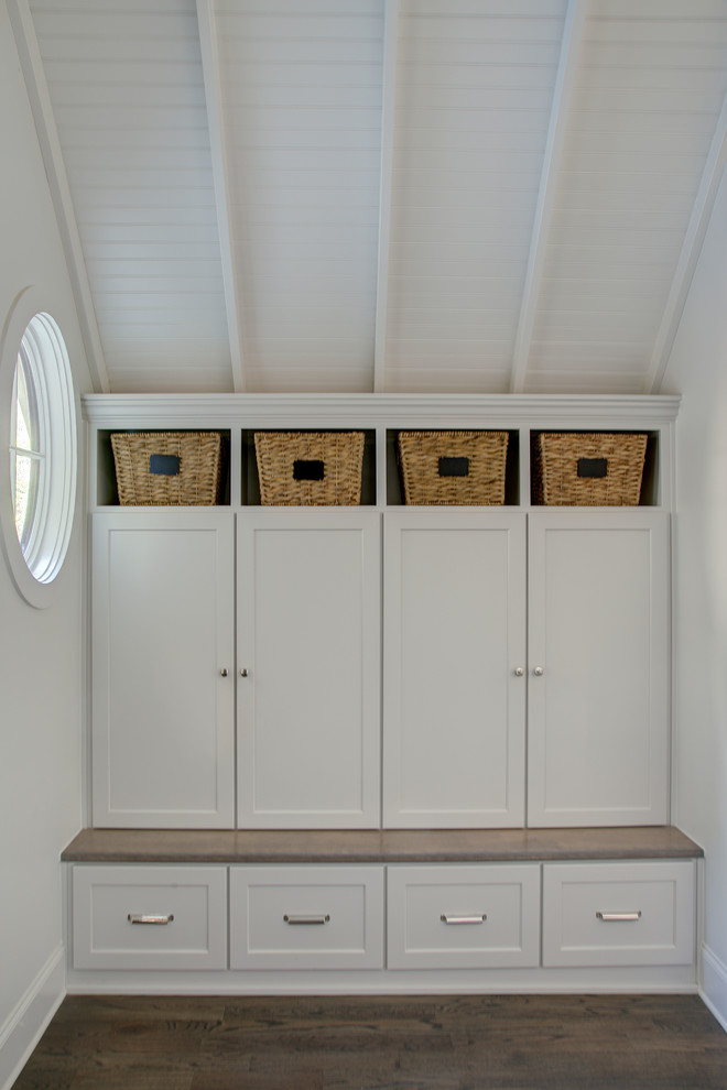 Inspiration for a transitional home design remodel in Charlotte