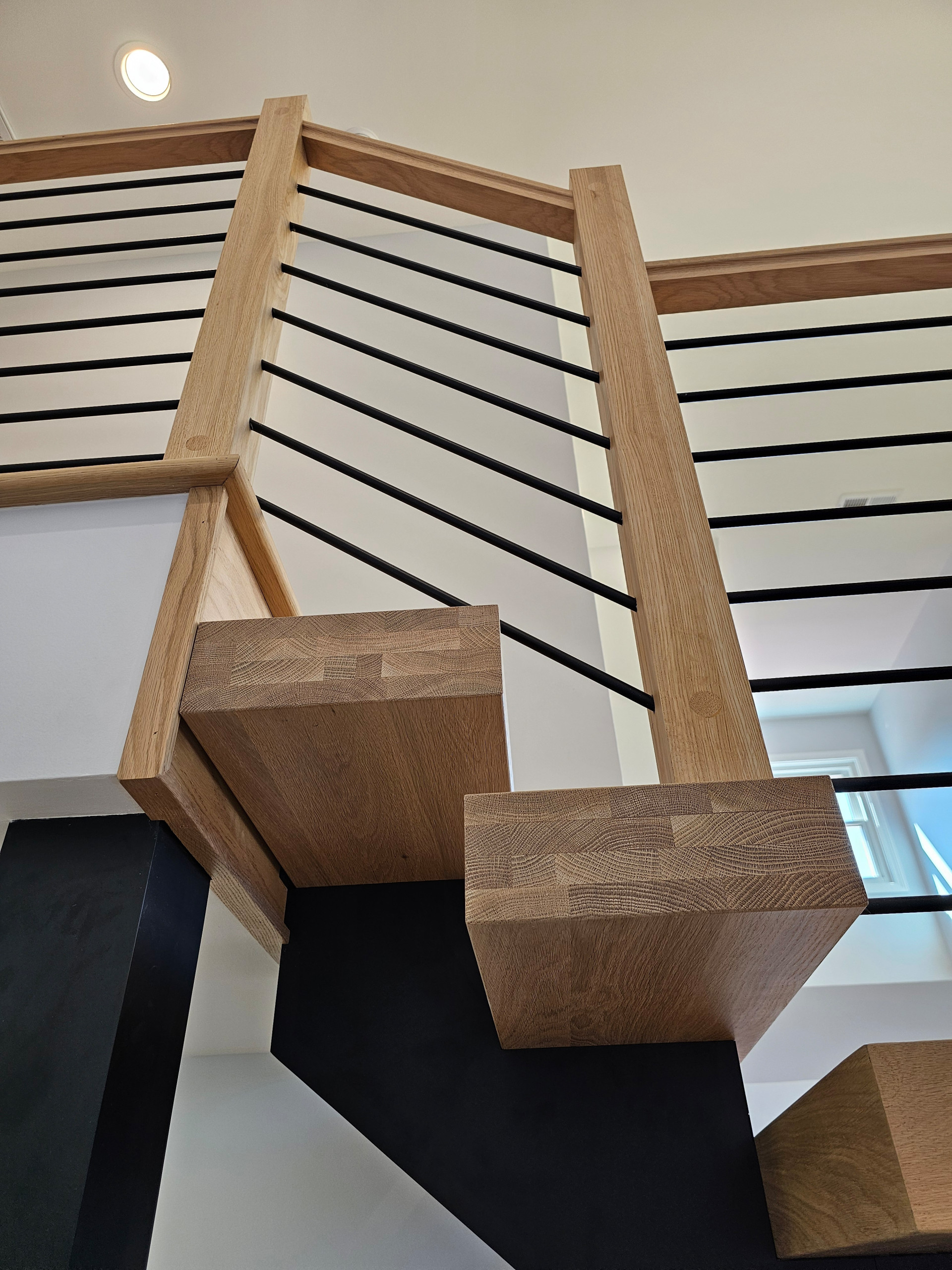 123_Modern Meets Rustic Farmhouse Staircase, Leesburg, VA 20175