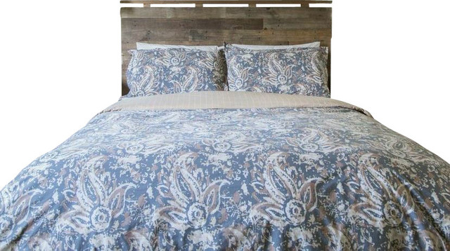 The Painted Paisley Duvet Beach Style Duvet Covers And Duvet