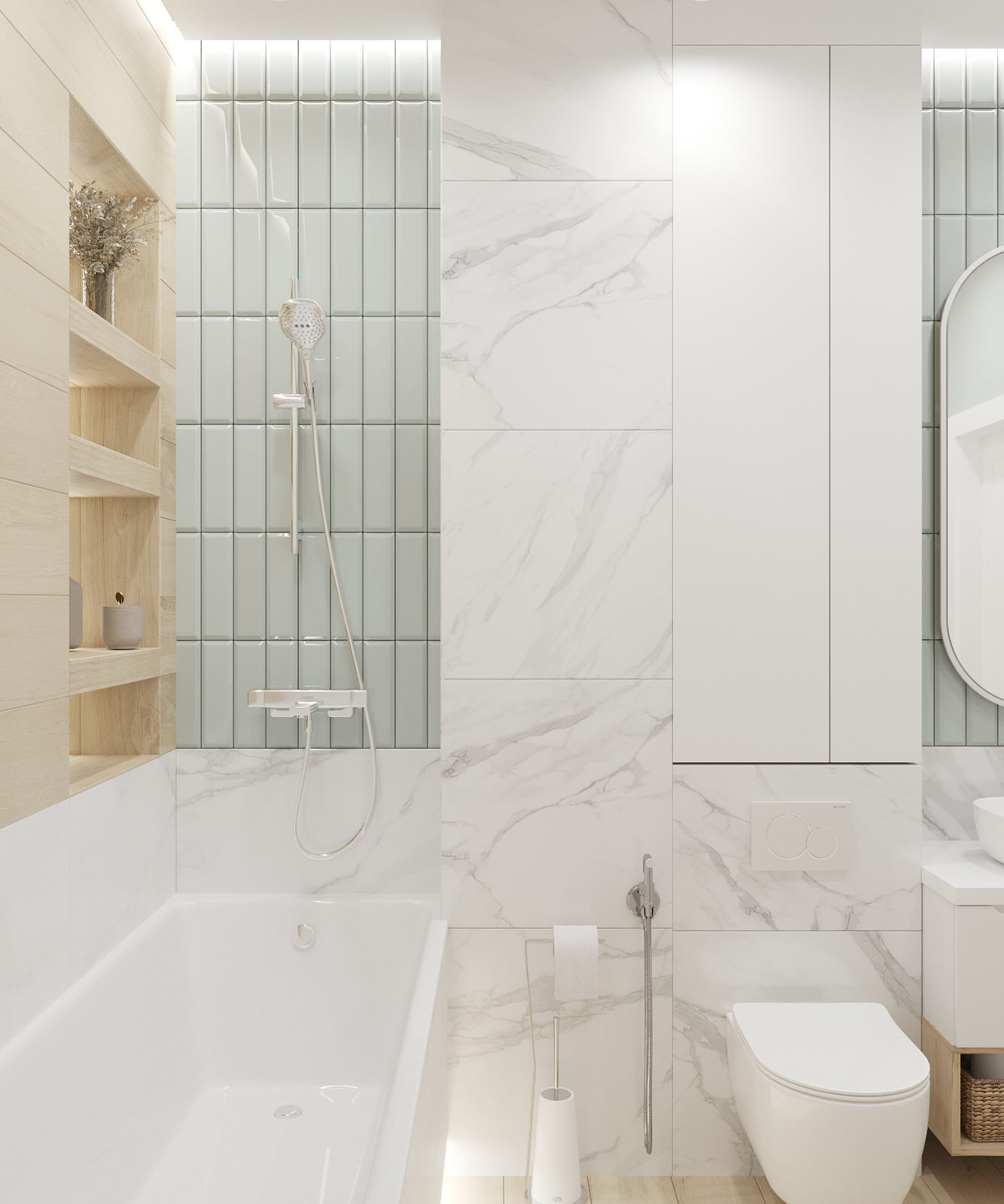 Ванная комната в ЖК Аристократ