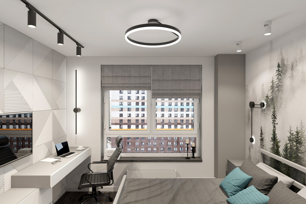 Двухкомнатная квартира 60 м2 в современном стиле в ЖК "Дмитровский Парк"