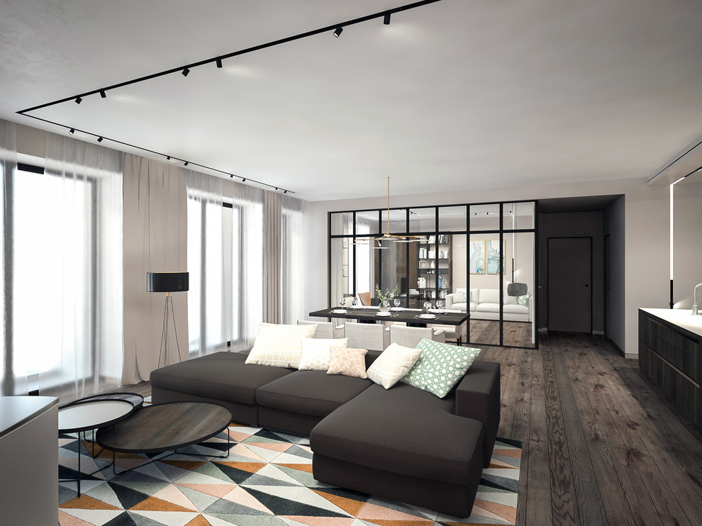 Просторная современная квартира в Москве