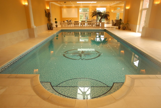 Indoor swimming Pool Complex middelhavsstil-pool
