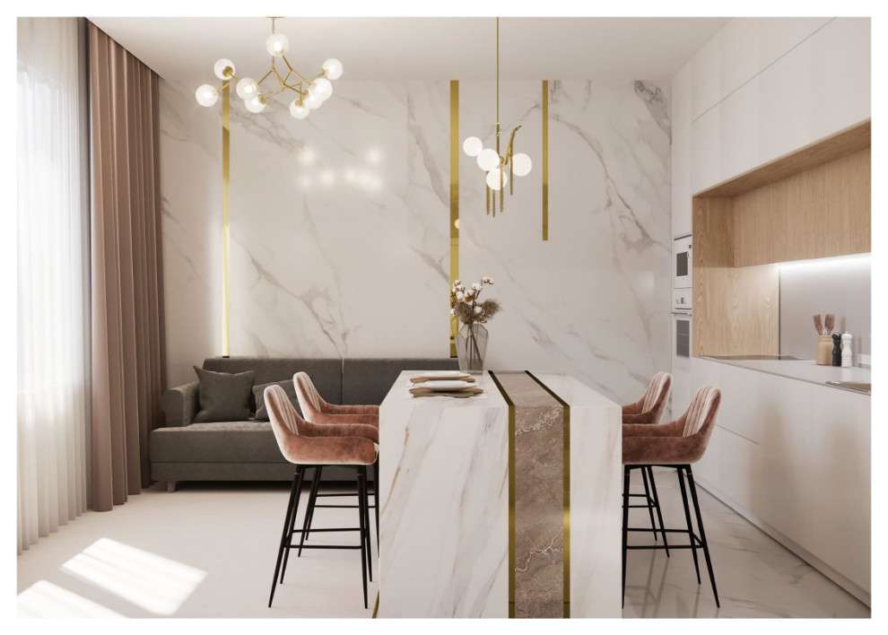 Кухня-гостиная для блогера