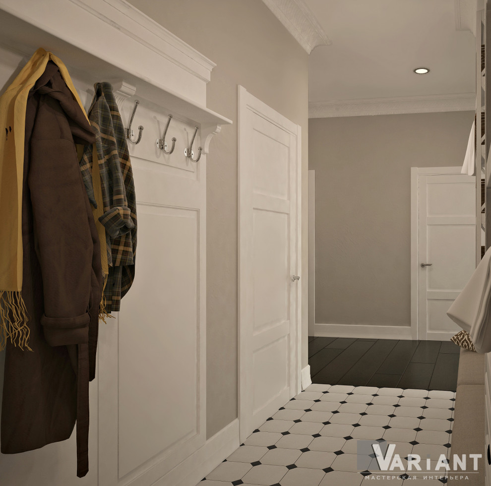 Интерьер прихожей в частном доме