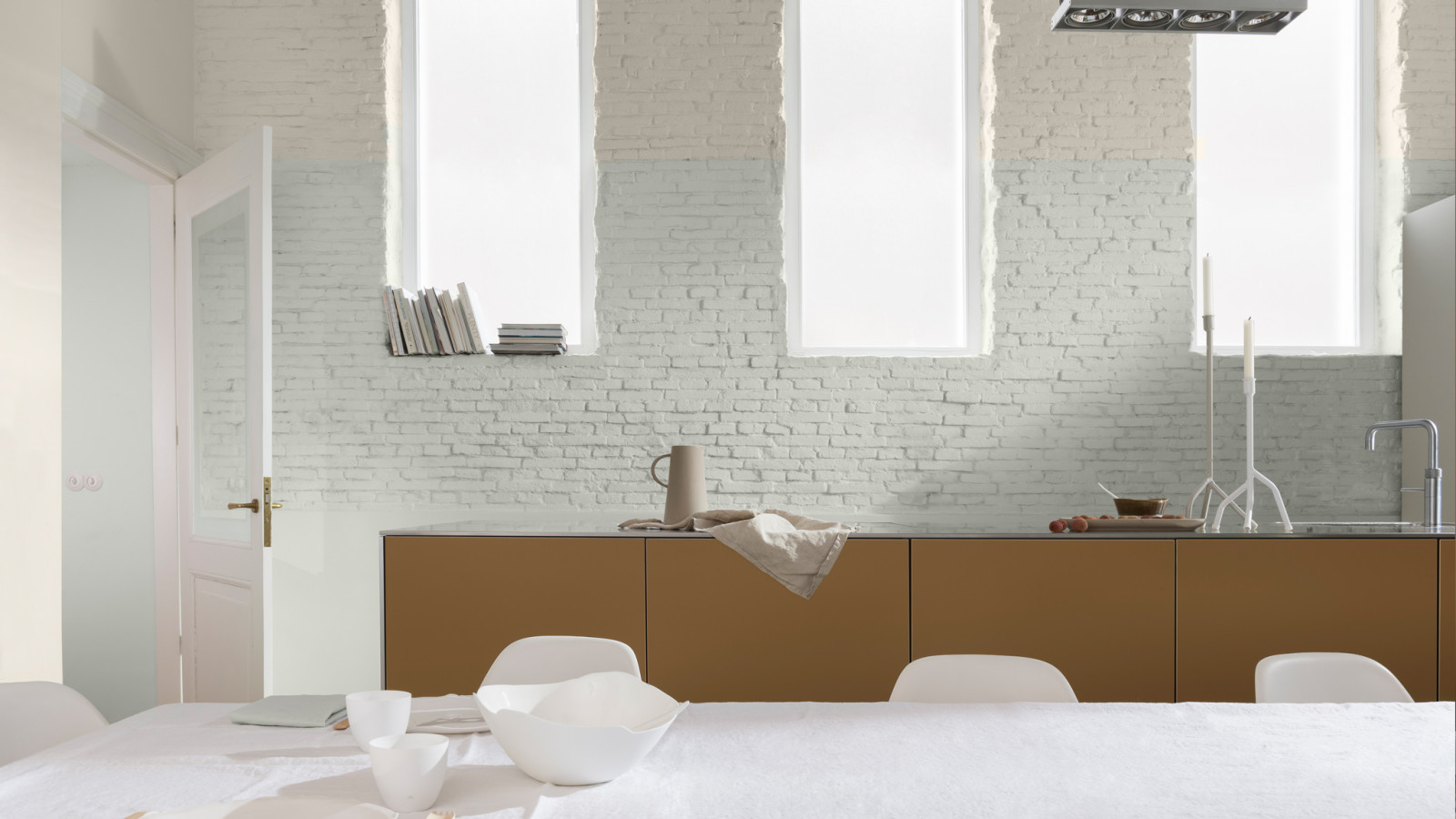 Продукция Dulux на кухне