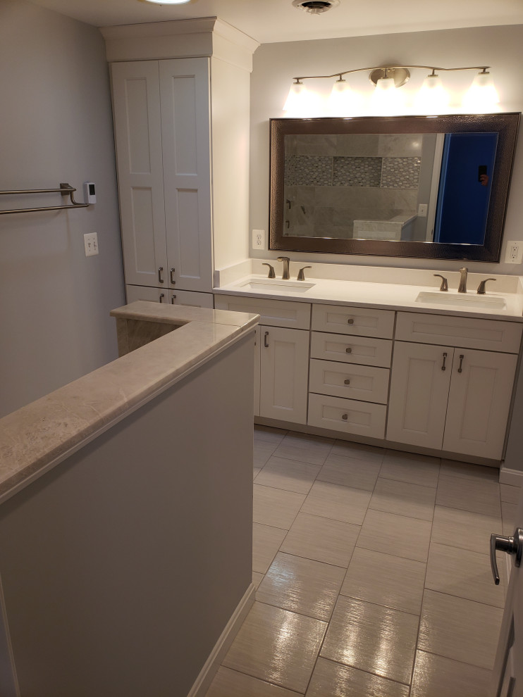 Linen Tower Master Bath