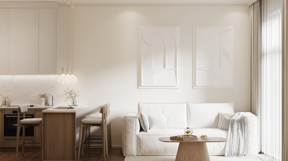 Небольшая кухня-гостиная