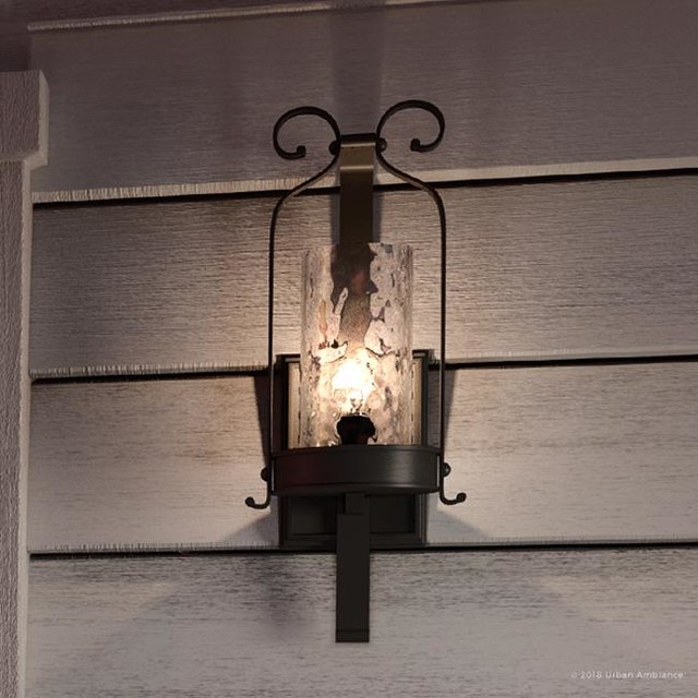 Luxury Tuscan Outdoor Wall Light Rno Series Midnight Black Luxury Tuscan Outdoor Wall Light