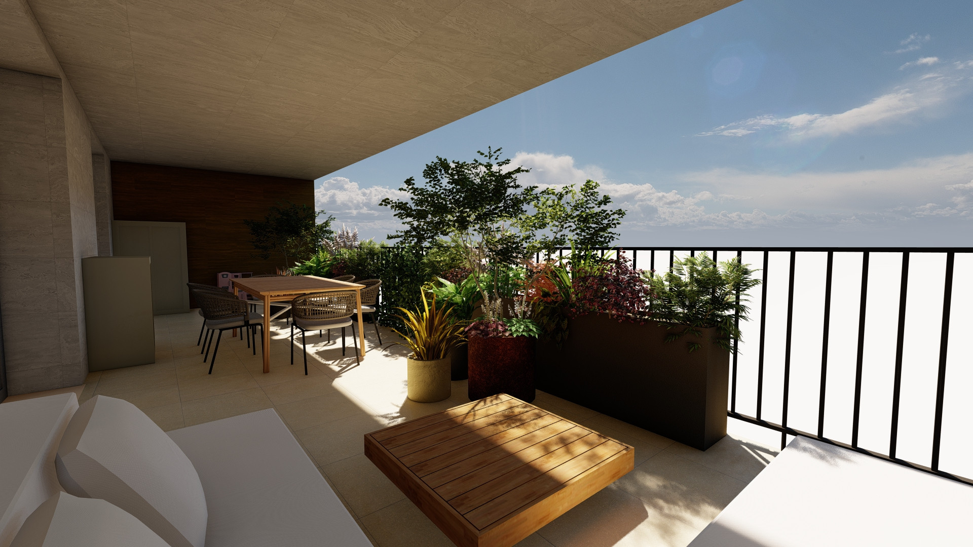 Una stanza all'aperto