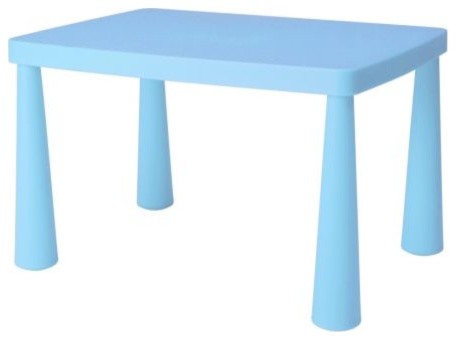 Mammut Children's Table, Light Blue
