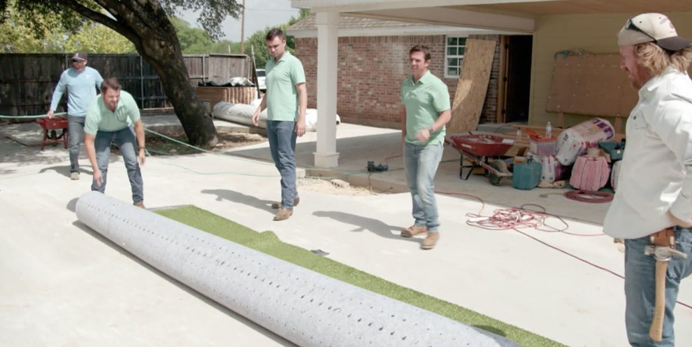 Inspiration for a backyard landscaping in Austin.