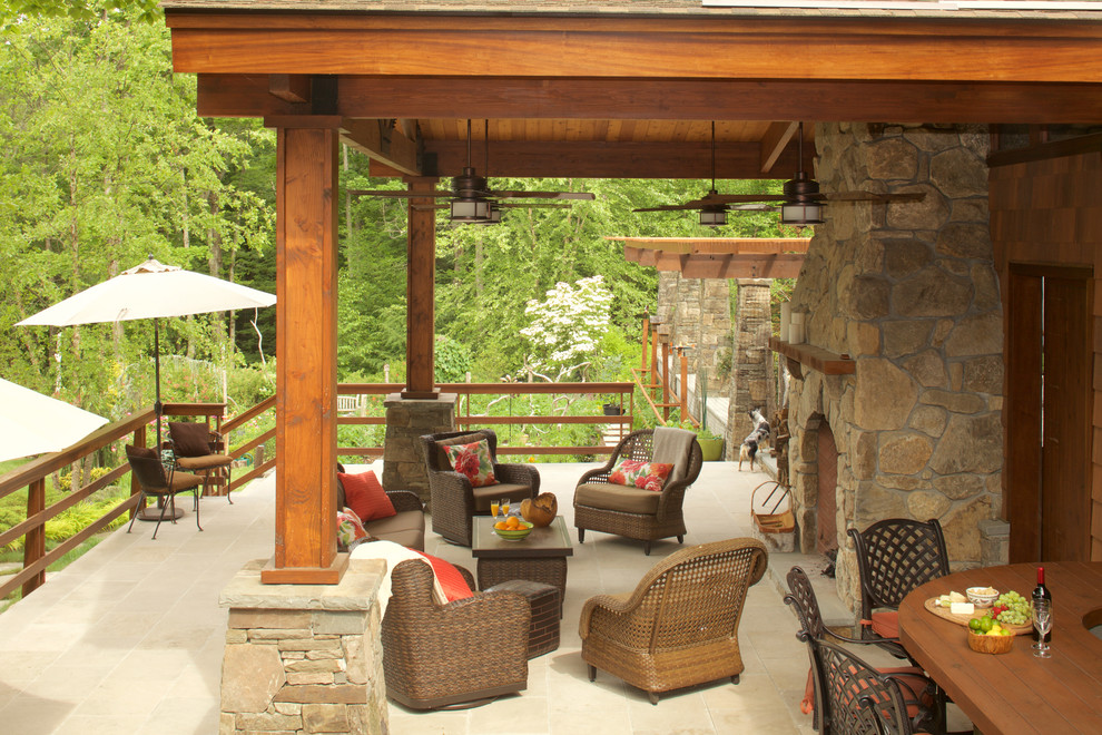 Country deck in New York.