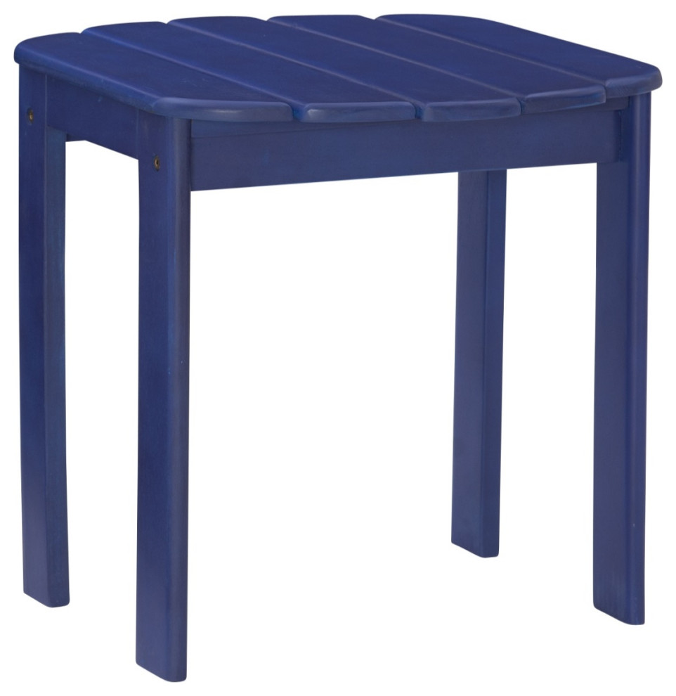 Adirondack End Table Blue Contemporary Outdoor Side Tables by Virventures Houzz