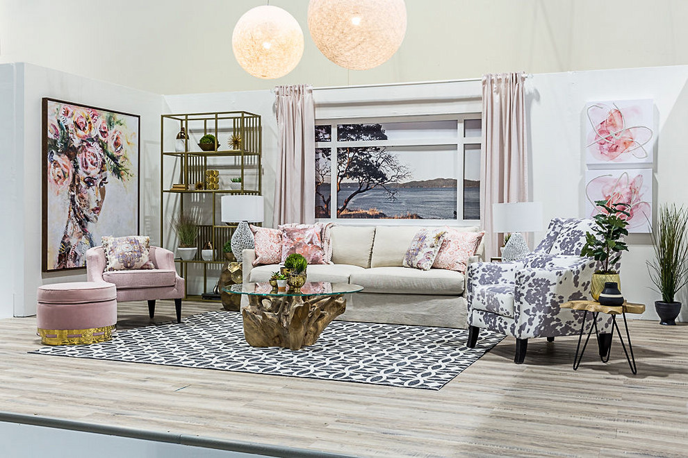 Blush Toned Living Room