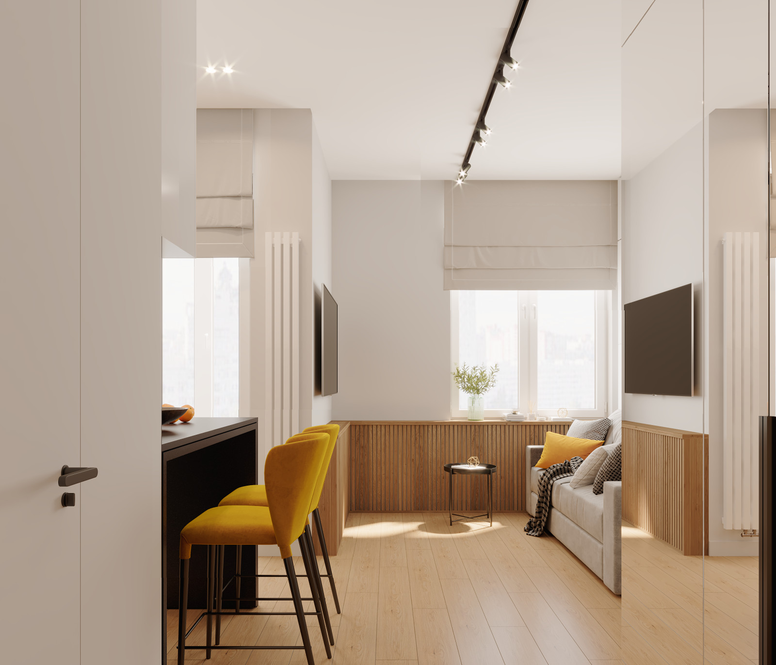 Дизайн для небольшой квартиры-студии