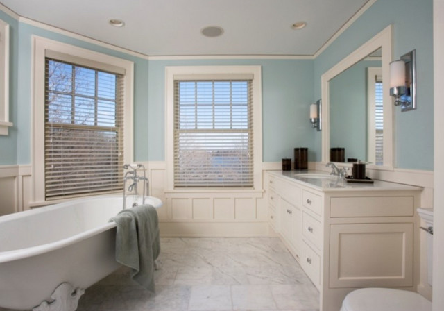 Ideas For Marble Granite Countertops Contemporary Bathroom