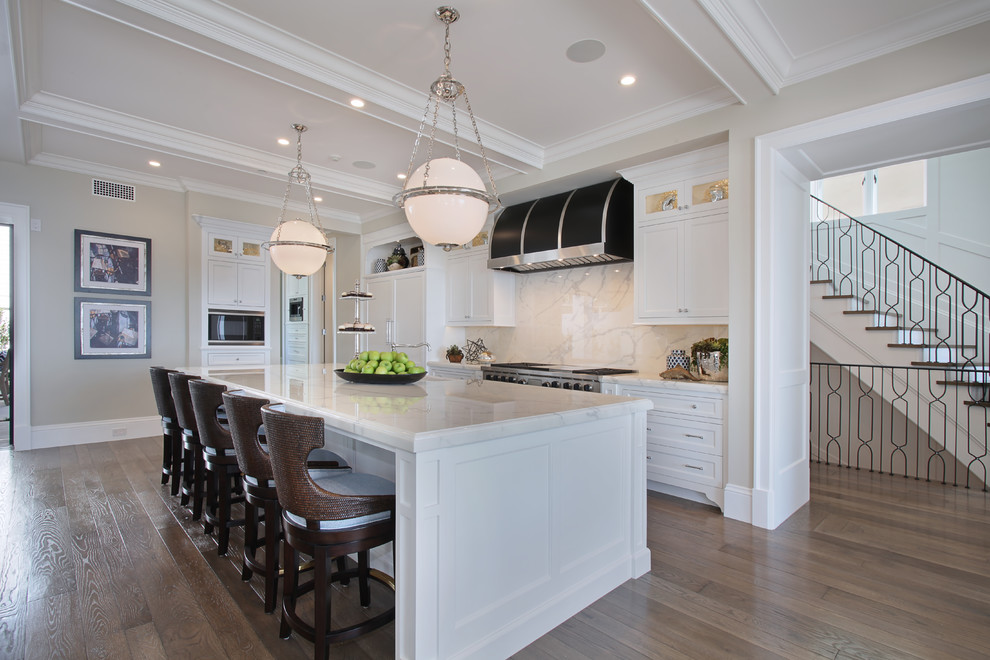 Inspiration for a transitional kitchen remodel in Orange County