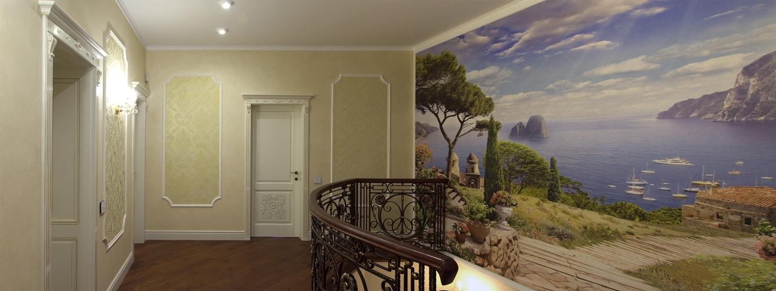 Дизайнерский ремонт и отделка коттеджа в Подмосковье