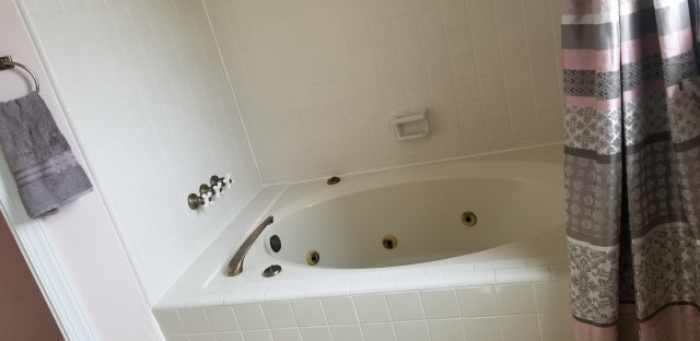 Master Bath Before transitional