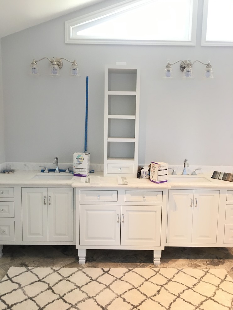 Bathroom - transitional bathroom idea in Orange County