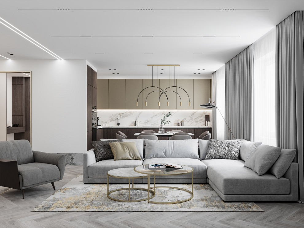 Дизайн трёхкомнатной квартиры на Смоленской улице | Санкт-Петербург | Россия |