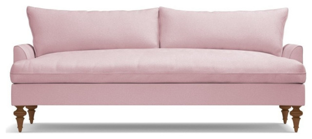 Apt2B Saxon Sofa, Blush Velvet